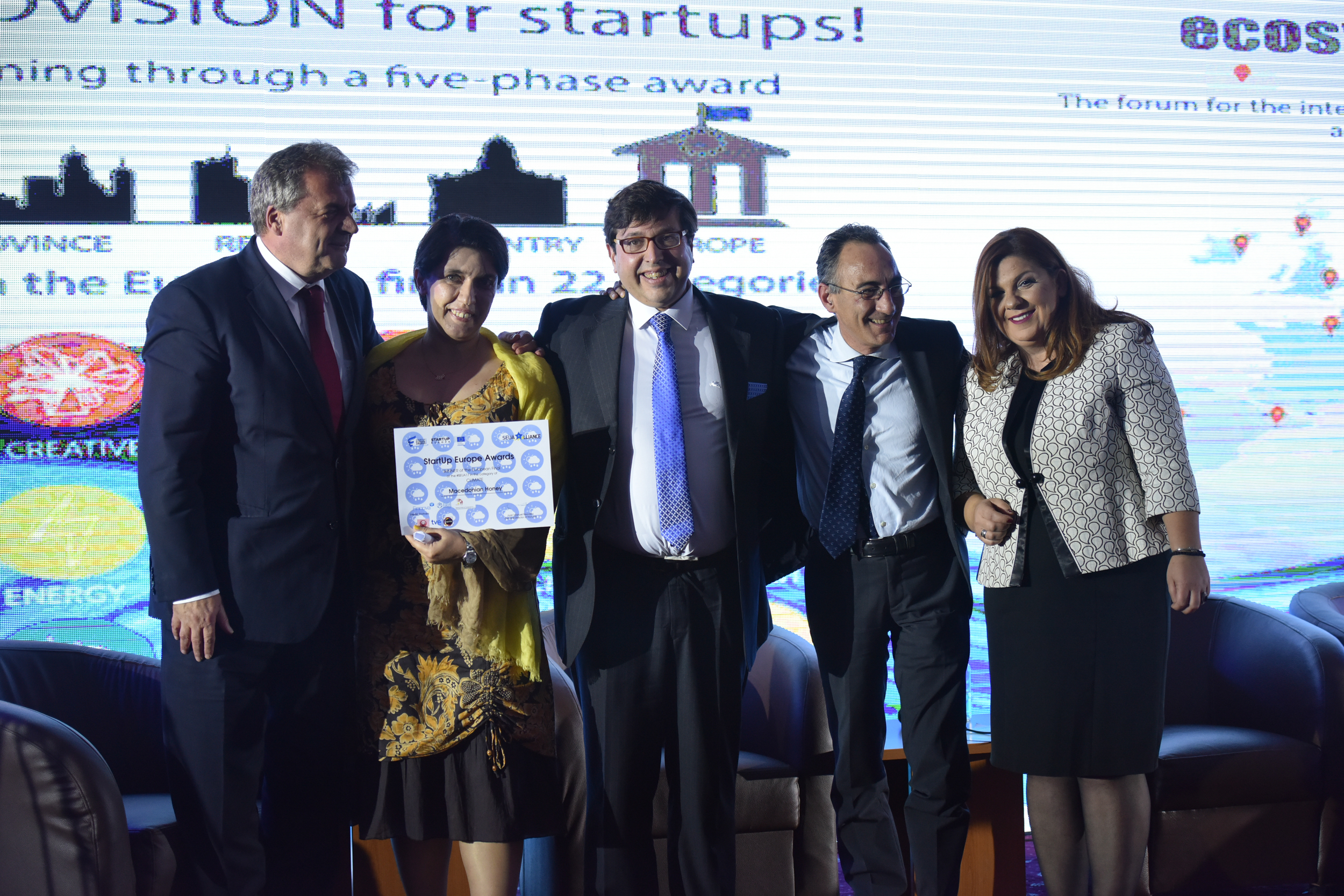 Macedonian honey, winner of the StartUp Europe Awards in Climate category