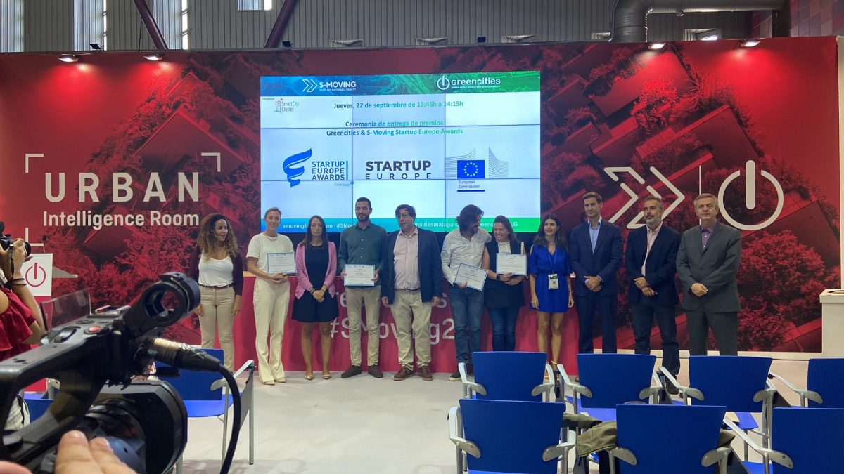 Cimico, URBIM DT, Scoobic Urban Mobility y Washa Logistics SL, winners of the Greencities & S-Moving StartUp Europe Awards