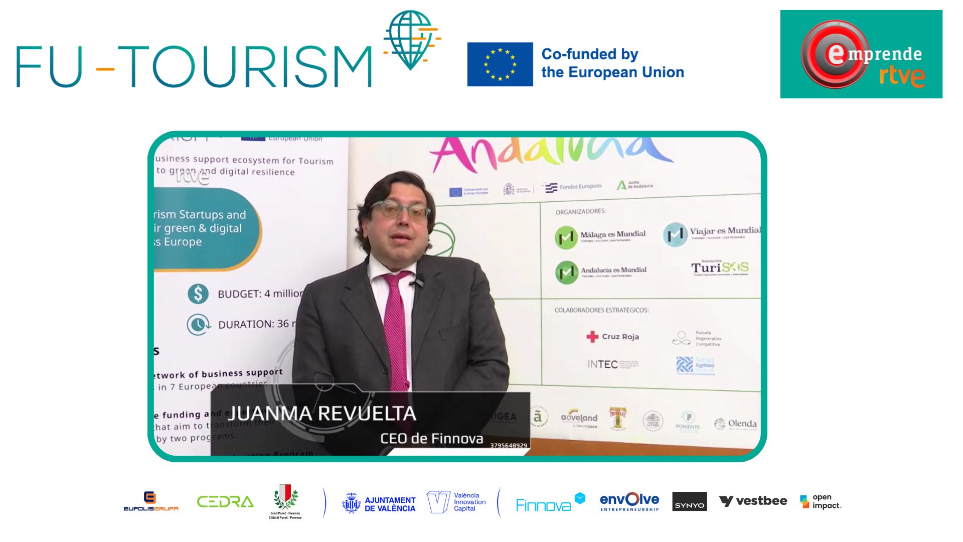 Emprende TVE reports on the upcoming launch of the Acceleration Programme of the European project FU-TOURISM