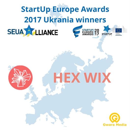 Hex Wix will represent Ukrania at StartUp Europe Awards in 2017